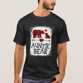 アーンティベアークリスマスパジャマレッドプリドバッファローファム Tシャツ