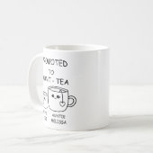 アーンティーに昇格 おもしろい新しいおばさん コーヒーマグカップ (正面左)