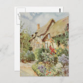 アーン・ハサウェイのコテージII、ストラットフォード・オン・アボン ポストカード (正面/裏面)