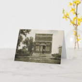 アーヴィングカンザス郵便局の写真マーシャル・カウンティKS カード (黄色い花)