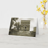 アーヴィングカンザス郵便局の写真マーシャル・カウンティKS カード (黄色い花)