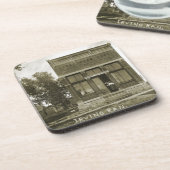 アーヴィングカンザス郵便局の写真マーシャル・カウンティKS コースター (左側)