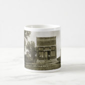 アーヴィングカンザス郵便局の写真マーシャル・カウンティKS コーヒーマグカップ (中央)