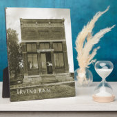 アーヴィングカンザス郵便局の写真マーシャル・カウンティKS フォトプラーク (側面)