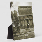 アーヴィングカンザス郵便局の写真マーシャル・カウンティKS フォトプラーク (側面)