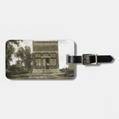 アーヴィングカンザス郵便局の写真マーシャル・カウンティKS ラゲッジタグ (正面横)