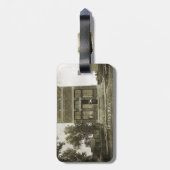 アーヴィングカンザス郵便局の写真マーシャル・カウンティKS ラゲッジタグ (裏面縦)