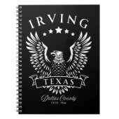 アーヴィングダラスカウンティテキサス州ヴィンテージイーグル ノートブック (正面)