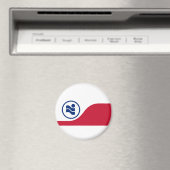 アーヴィング国旗、テキサス州 マグネット (インサイチュ (食洗機))