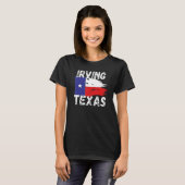 アーヴィングTXテキサス州シャツテキサス州シティ Tシャツ (正面フル)