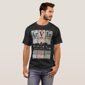 アーヴィン元素周期表 アーヴィン カリフォルニア レトロ Tシャツ (正面フル)