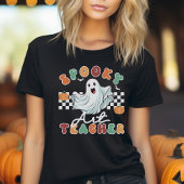 アー不気味ト先生ハロウィーンレトロTシャツ Tシャツ