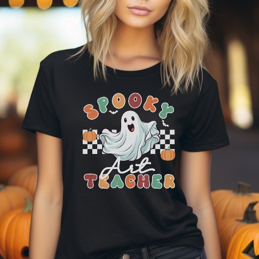 アー不気味ト先生ハロウィーンレトロTシャツ Tシャツ