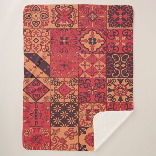 アー伝統的ト シェルパブランケット (正面)