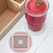 アー伝統的ト スクエアペーパーコースター