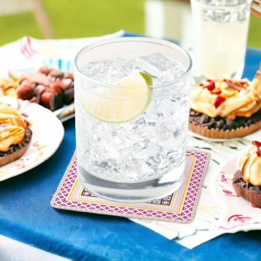 アー伝統的ト スクエアペーパーコースター