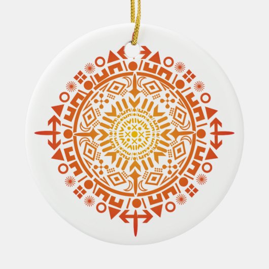 アー初期のト・サンカスタムオーナメント セラミックオーナメント (正面)