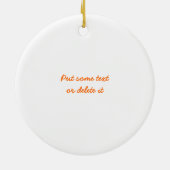 アー初期のト・サンカスタムオーナメント セラミックオーナメント (裏面)