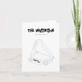 アー実在ト・デュシャンの噴水サタイヤのジョークカード 招待状