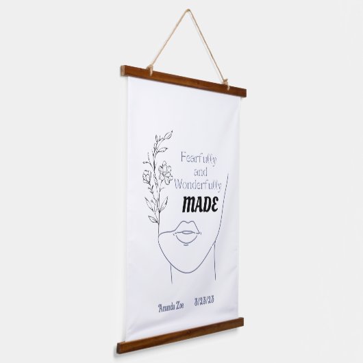 アー感動的ト・ウッドぶら下がった・タペストリー 吊り下げ型タペストリー (傾斜あり)