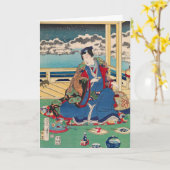 アー日本のトカスタムの挨拶状 カード (黄色い花)