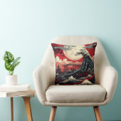 アー日本のトスタイルデジ絵を描タル クッション (椅子)