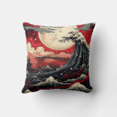 アー日本のトスタイルデジ絵を描タル クッション (裏面)