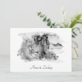 *~*アー日本のト山   RSVPQR AR27結婚s 招待状 (スタンド正面)