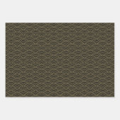 アー日本のト桜パタ伝統的ーン ラッピングペーパーシート (正面2)