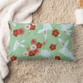 アー日本のト – サクラとウサギ腰枕 ランバークッション (ブランケット)