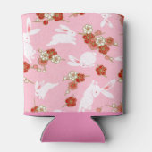 アー日本のト：ピンクサクラ&ラビットクーラーボックス 缶クーラー (裏面)