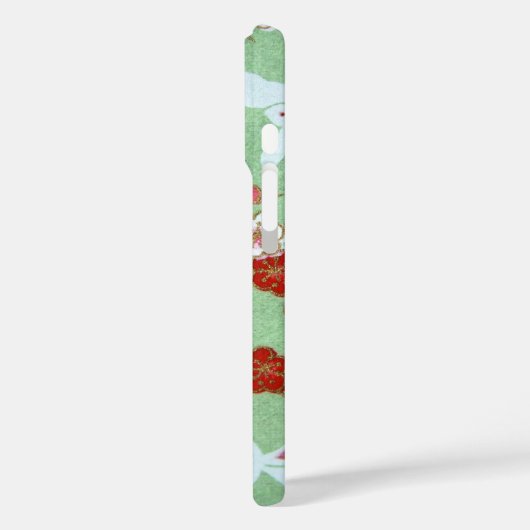 アー日本のト:緑の桜とウサギ Case-Mate iPhoneケース (裏面 / 左)