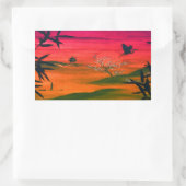 アー日本のト 長方形シール (バッグ)