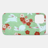 アー日本のト – Sakuras and Rabbits iPhone 12ケース Case-Mate iPhoneケース (裏面 (横))