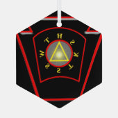 アー王室のチ ガラスオーナメント (裏面)