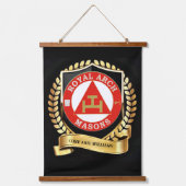 アー王室のチ・メイソンぶら下がった・タペストリー 吊り下げ型タペストリー (正面)