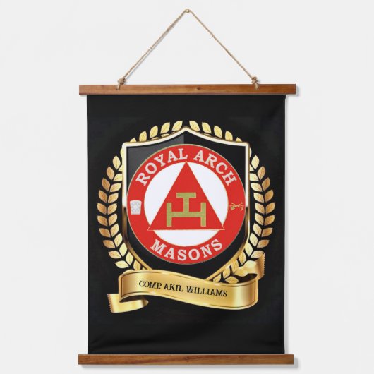 アー王室のチ・メイソンぶら下がった・タペストリー 吊り下げ型タペストリー (正面)