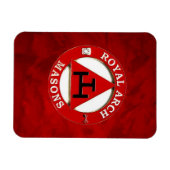 アー王室のチ・メイソン マグネット (横)