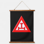 アー王室のチ・メイソン 吊り下げ型タペストリー (正面)