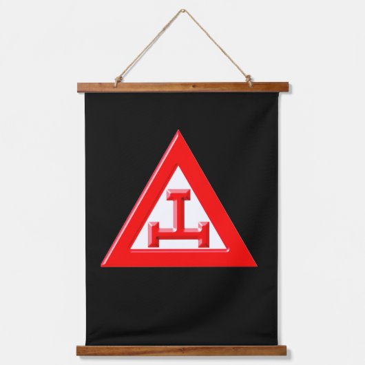 アー王室のチ・メイソン 吊り下げ型タペストリー (正面)