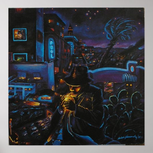 アー素晴らしトプリント/「ラ・メディア・ルナ」 – adan hernandez ポスター (正面)