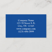 アー素晴らしトモダンウッドランドフォレスト 名刺 (裏面)