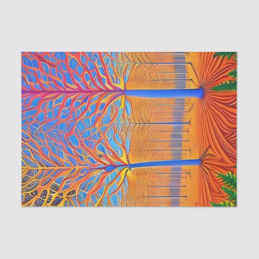 アー素晴らしトモダンウッドランドフォレスト 薄葉紙 (正面)