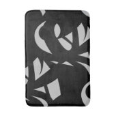 アー素晴らしトモダン・グレイ バスマット (正面縦)