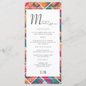 アー絵を描カラフルモダン結婚抽象芸術 メニュー (正面)