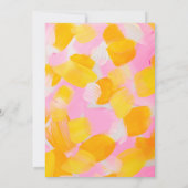 アー絵を描トバースデーパーティール 招待状 (裏面)