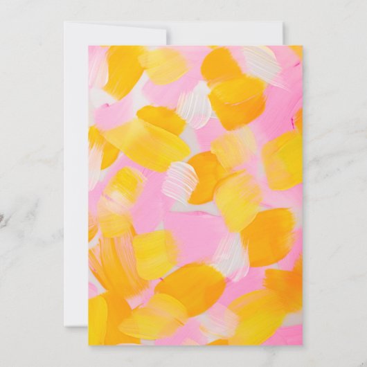 アー絵を描トバースデーパーティール 招待状 (裏面)