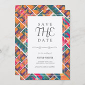 アー絵を描トモダン保存日 招待状 (正面/裏面)