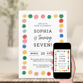 アー絵画トパーティーボーイ絵画誕生日 招待状