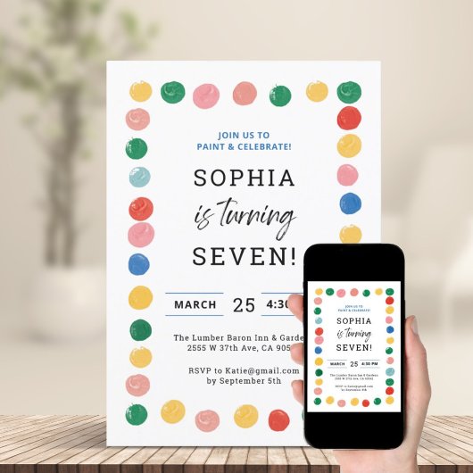 アー絵画トパーティーボーイ絵画誕生日 招待状